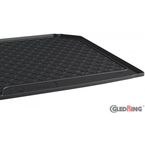 Original Gledring Premium Gummi Kofferraummatte - AUDI Q3 8U (Oberer Boden mit Kofferraum-Paket, mit Netz) 2011-2019